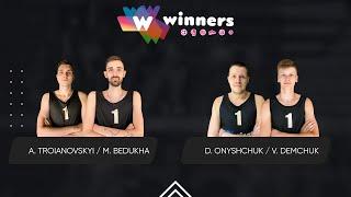 Winners Beach Volleyball. Men. A. Troianovskyi / M. Bedukha - D. Onyshchuk / V. Demchuk 11.11.2024