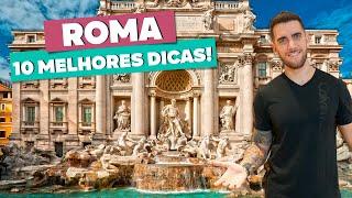 10 melhores dicas de ROMA! Dicas imperdíveis de viagem que você PRECISA ver antes de viajar!