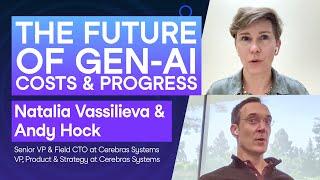Faster and Cheaper is the Future of AI with Natalia Vassilieva & Andy Hock, Cerebras Systems