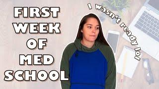 FIRST WEEK OF MEDICAL SCHOOL | Second Year Edition (Med School Vlog)