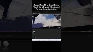 Google Maps 3D to Unreal Engine 5 #tutorial #ue5 #unrealengine #googlemaps #googleearth #gamedev
