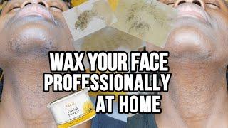 HOW TO WAX YOUR FACE Professionally @Home USING GIGI FACIAL HONEE WAX | NO PROFESSIONAL TOOLS NEEDED