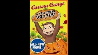 Opening To Curious George:A Halloween Boofest 2013 DVD