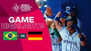 Brazil vs. Germany | 2025 World Baseball Classic Qualifier Highlights