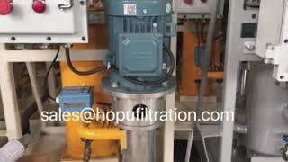 Portable Oil Filter Machine,mini oil purifier , www.hopufiltration.com