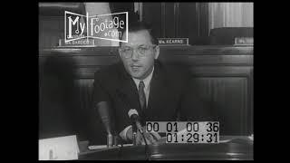 1950s Michigan Representative Robert Griffin on the McClellan Committee Findings