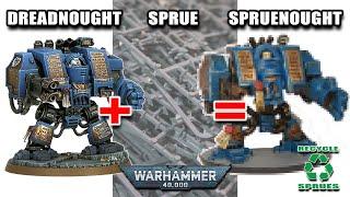 Turn Warhammer 40k Sprues into a SPRUENOUGHT...