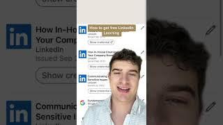  How to get LinkedIn Learning FREE #shorts #collegelife #college #collegestudent #linkedin