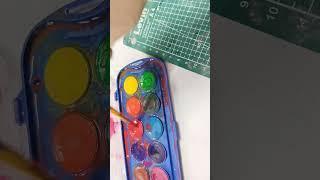 Try This Easiest WaterColour BookMark #ytshorts #shorts #short #shortvideo