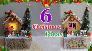 6 Economical Christmas Decoration ideas from Ordinary Material | DIY Christmas craft idea531