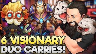 6 Visionary - Starting the Day With a Classic Malz Game!! | TFT Into the Arcane | Teamfight Tactics