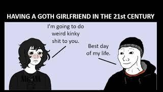 Goth Dating SURE has changed!! || Meme Dub