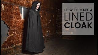 How to Make a Hooded Cloak with a Lining