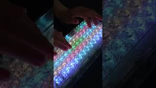 Typing ASMR of YUNZII X71 Keyboard, Crystal Ice Switch #yunzii #yunziikeyboard #asmr #keyboard