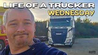 A Week in the Life of a Trucker. Wednesday. UK Trucking