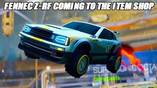 *NEW* Fennec ZR-F Coming To The Item Shop Soon!! - Rocket League Update