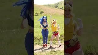 “I Gotta Feeling” dance trend - Sonic and Tails cosplay with @halcybella 