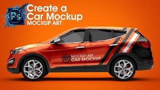 How to Make Realistic Car Mockup | Photoshop Mockup Tutorial