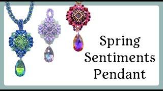 Tutorial For Making A Stunning Spring Sentiments Pendant