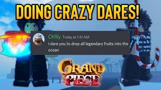 [GPO] Doing Crazy Dares In Grand Piece Online...