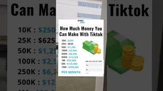 HOW MUCH MONEY YOU CAN MAKE WITH TIK TOK
