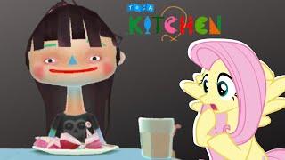 Fluttershy Plays Toca Kitchen