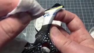 Tamiya Yamaha YZF-R1M 1:12 - Part 8 - Polishing the fairings with a dremel