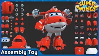 [SuperWings Assemble] Super charged Jett! | Assembly toy |  Super wings toys