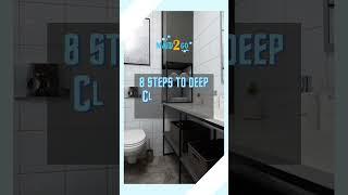 8 Steps to Deep Cleaning Your Bathroom