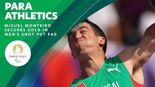 A New Paralympic Record For Miguel Monteiro In The Men's F40 Shot Put  | Paralympic Games