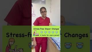 Stress-free diaper changes | 4 must-know hacks for every parent #babydiaperchange #babydiaperhacks