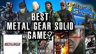 The Best "Metal Gear Solid" Games?