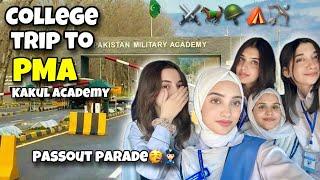 College trip to PMA KAKUL🫶 || Passout Parade // Yusma Akhund