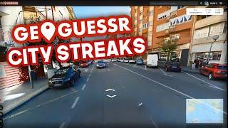 Geoguessr - 13 City Streak on Urbanguessr! (New record)