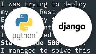 Internal Server Error 500 when deploying Django Application to Elastic Beanstalk