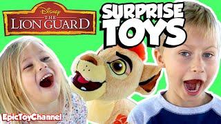 LION GUARD Disney Jr SURPRISE TOYS in Surprise Tent + Surprise Eggs, Lion Guard Epic Toy Channel