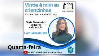 Palestra Presencial e Virtual - Vinde à mim as criancinhas.