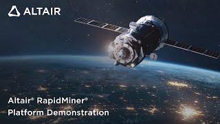 Altair RapidMiner Platform Demonstration