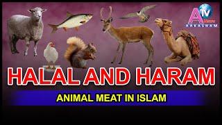 HALAL AND HARAM ANIMAL MEAT IN ISLAM | AAKASHAMURDUNEWS ATV