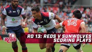 RD 13: Reds v Sunwolves scoring plays