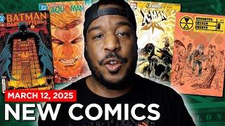 NEW COMIC BOOK DAY 3/12/25 | BATMAN DARK PATTERNS #4, ASSORTED CRISIS EVENTS #1, AQUAMAN #3