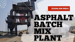 Explore Excellence in Asphalt Production with Zoomlion India's 160TPH Asphalt Batch Mix Plant