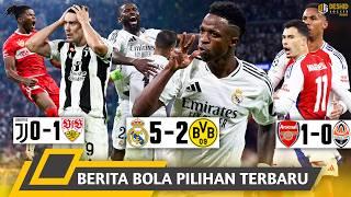 Hasil Liga Champion: Vinicius HATTRICK! Madrid Comeback Atas Dortmund - Penuh Drama, Juve Tumbang