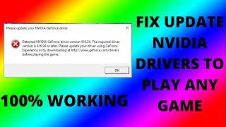 HOW TO FIX UPDATE NVIDIA GEFORCE DRIVERS | FIX NVIDIA DRIVERS ISSUE 100% WORKING