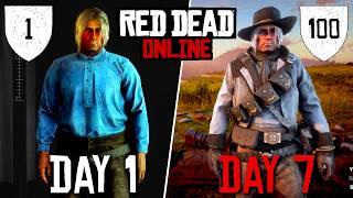 Can I Get to LVL 100 in Only 7 days in Red Dead Online?