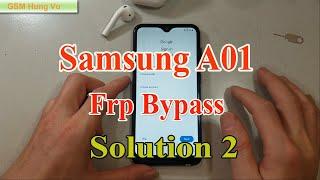 Samsung A01 Frp Bypass Android 10 U2 New update Solutions 2 -  Gsm hung vu.