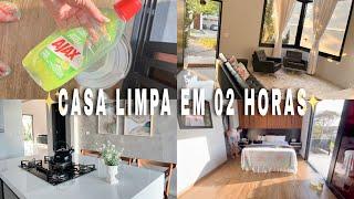 LIMPEI E ORGANIZEI A CASA TODA EM 2 HORAS  TUDO LIMPINHO E CHEIROSO