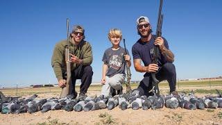 Took My Son Pigeon Hunting in Texas and He Loved it!!