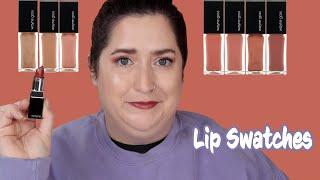 WAYNE GOSS LIP SWATCHES | Full Set of Glosses & 3 Lipsticks