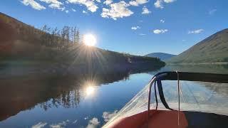 Россия,Красноярский край,плато путорана,озеро Дюпкун,река Курейка.